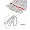 Alpine Industries 5in Head and Tail Bands Loop End 16oz Cotton Mop Head, Red ALP301-01-5R